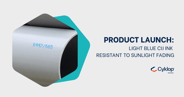 Product Launch: Light Blue CIJ Ink: Resistant to Sunlight Fading
