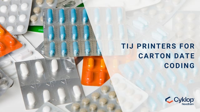 TIJ printers for carton date coding