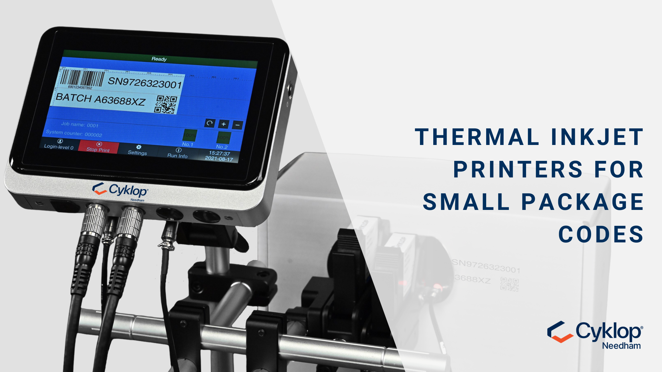 Thermal Inkjet Printers for Small Package Codes