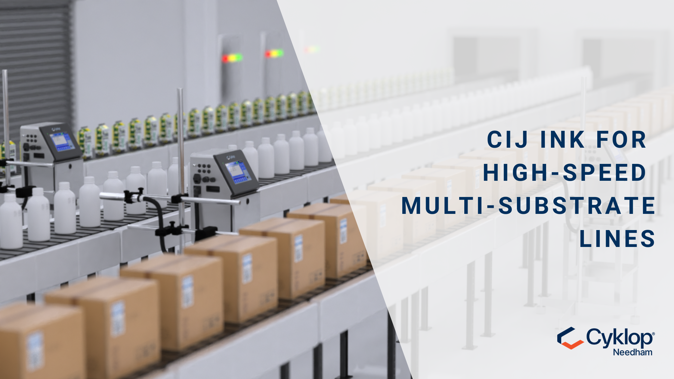CIJ Ink for High-Speed Multi-Substrate Lines