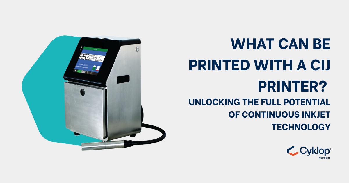 What Can Be Printed with a CIJ Printer? Unlocking the Full Potential of Continuous Inkjet Technology