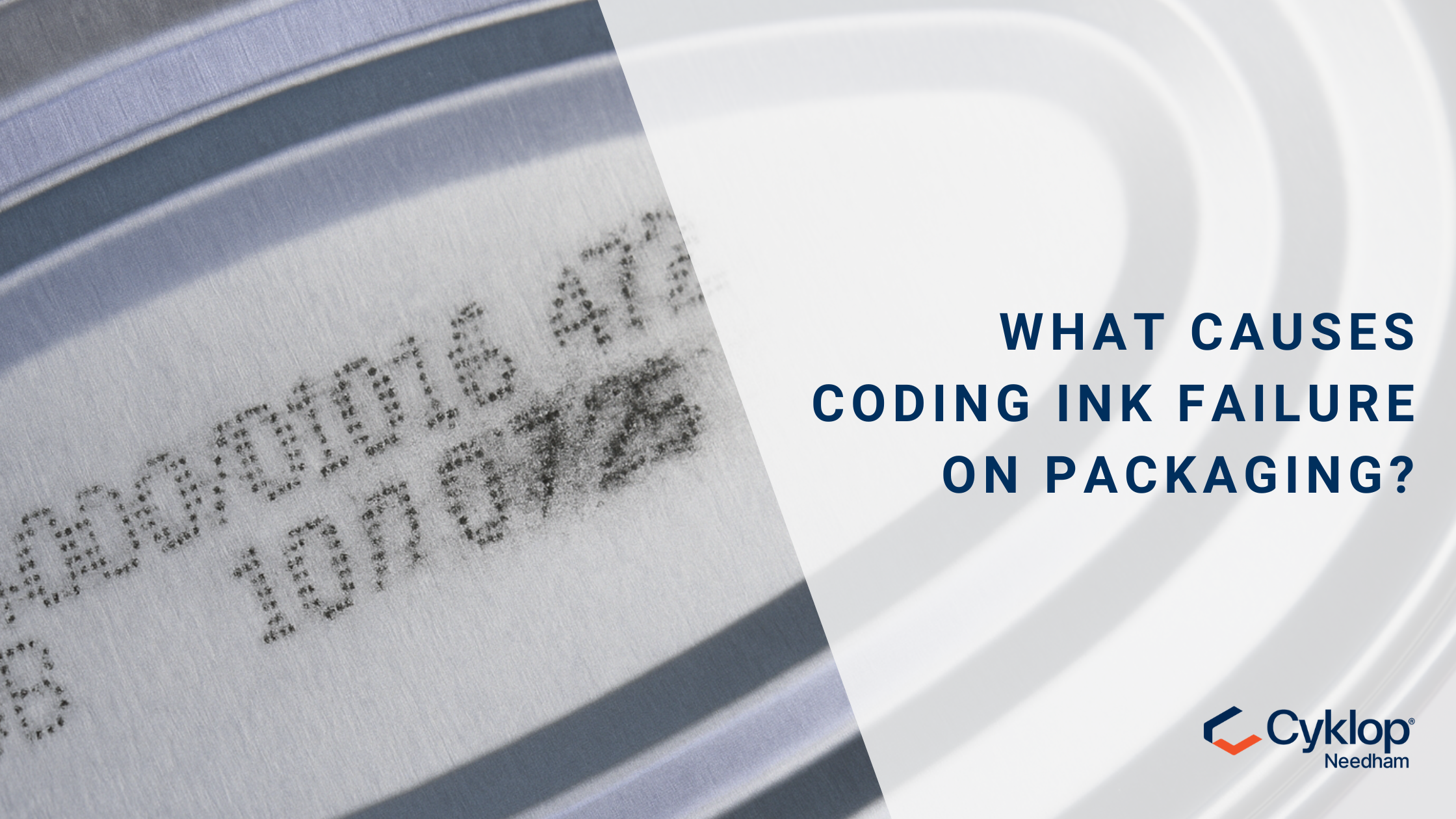 What Causes Coding Ink Failure on Packaging?